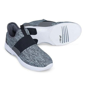 KR Strikeforce Mens Newport Charcoal/Black Bowling Shoes