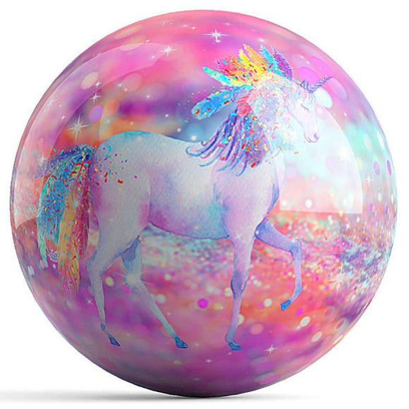 OTB Unicorn Bowling Ball by Kelleigh Williams