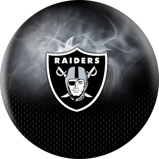 OTB NFL Las Vegas Raiders On Fire Bowling Ball