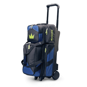 Brunswick Quest 3 Ball Triple Roller Black Bowling Bag