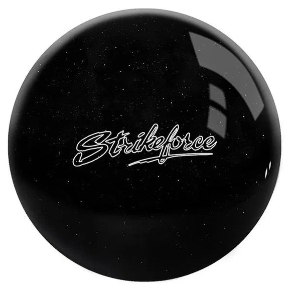KR Strikeforce Polyester Black Sparkle Bowling Ball