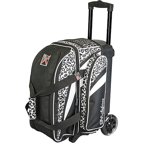 KR Strikeforce Cruiser Double Roller Bowling Bag - Leopard