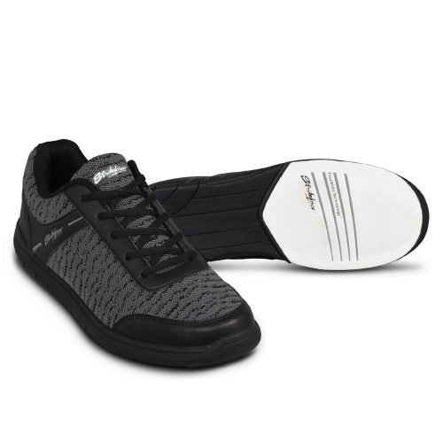 KR Strikeforce Men's Flyer Mesh Lite Bowling Shoes - Black/Steel
