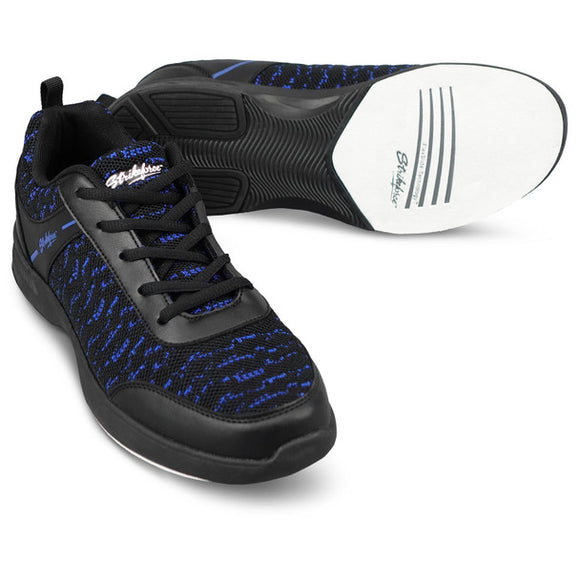 KR Strikeforce Men's Flyer Mesh Lite Bowling Shoes - Black/Royal