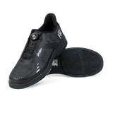 KR Strikeforce Jet FT Black Silver Right Hand Wide Men’s Bowling Shoes