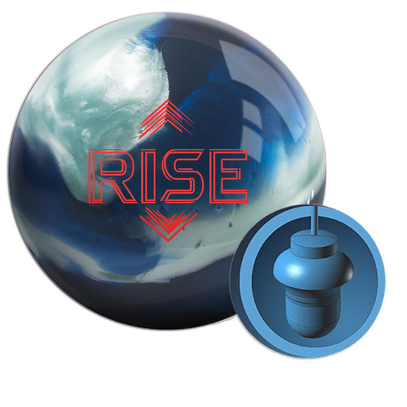 KR Strikeforce Rise Pearl Bowling Ball - Blue/Teal Pearl