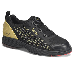 Dexter Men's THE C-9 Knit BOA Bowling Shoes - Black/Gold