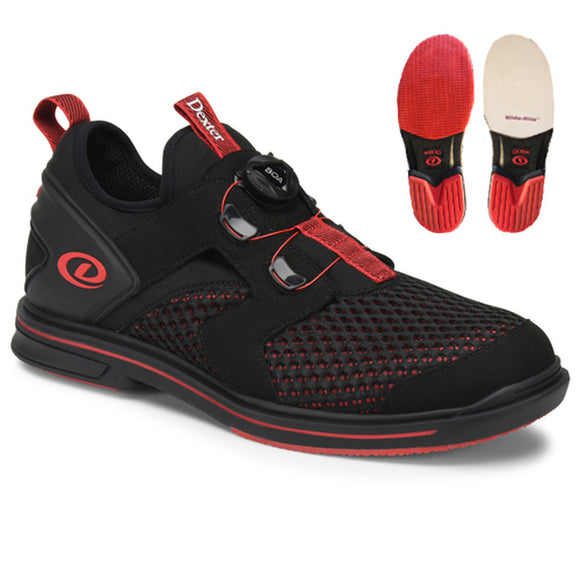 Dexter Pro Boa Black/Red Bowling Shoes