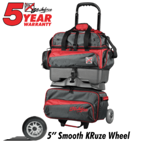 KR Strikeforce Konvoy 4 Ball Roller Red Smoke Bowling Bag