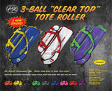 VISE 3 Ball "Clear Top" Tote Bag